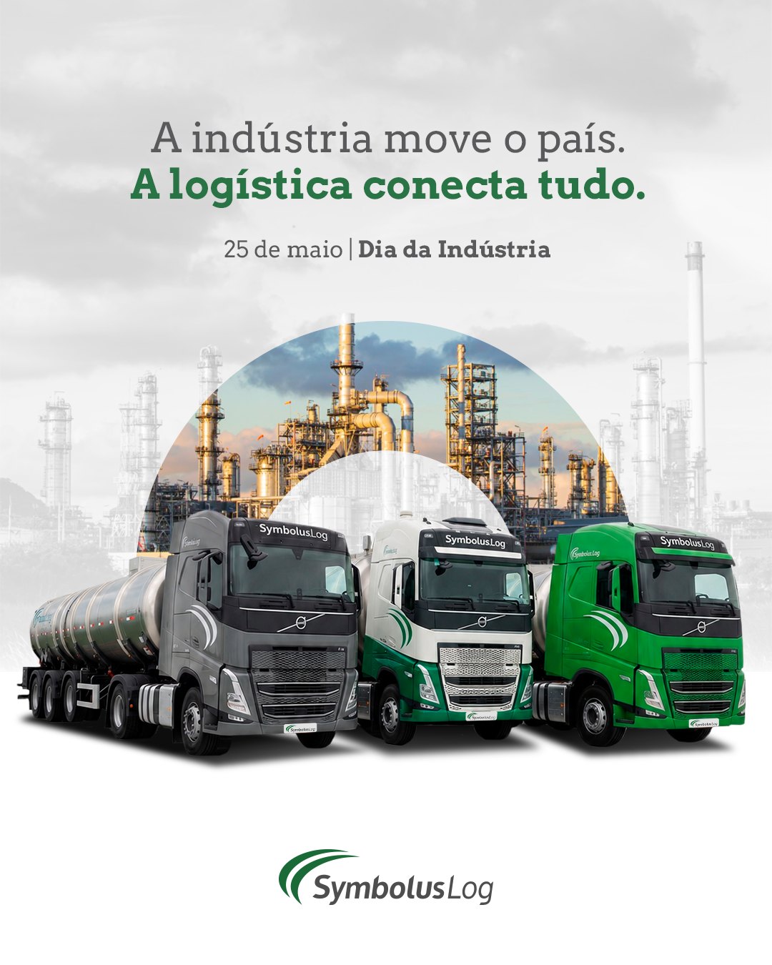 A indústria tem papel essencial no avanço econômico e produtivo do Brasil e a Symbolus Log atua conectando indústrias a mercados, garantindo que cada operação aconteça com segurança, eficiência e pontualidade. Onde a indústria produz, a logística entrega. Symbolus Log: a marca da excelência em cada rota. #SymbolusLog