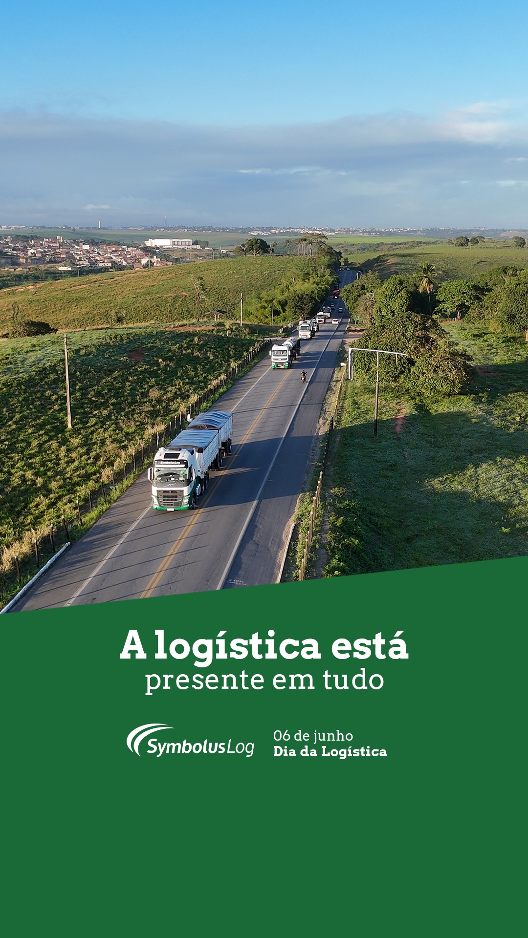 Neste Dia da Logística, reforçamos a importância de um setor que conecta produção, mercado e desenvolvimento todos os dias. Aqui, planejamento, estratégia, tecnologia e pessoas comprometidas caminham juntos em cada etapa da operação. Feliz Dia da Logística! Symbolus Log: a marca da excelência em cada rota. #SymbolusLog